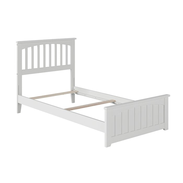 WoodCraft Basic Minimal Wooden Bed - Furnishiaa -  -